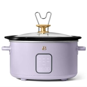 💕 New Beautiful Lavender 4 Qt Slow Cooker with Touch Activated Display